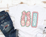 Custom Listing Ballet Shoes DTF Transfer (leave name in the note)