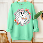 Ghost Checkered Boo DTF Transfer (SDD)