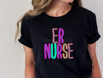 Bright ER Nurse DTF Transfer