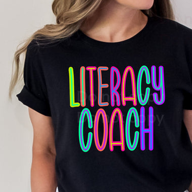 Bright Literacy Coach DTF Transfer