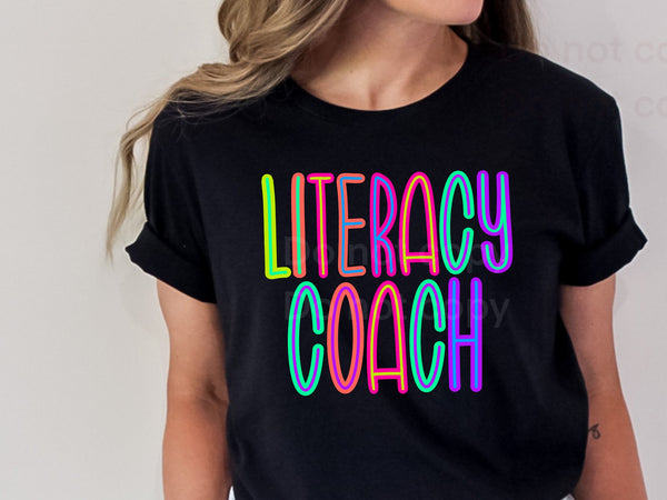 Bright Literacy Coach DTF Transfer
