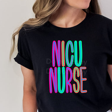 Bright NICU Nurse DTF Transfer