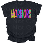 Bright Warriors Mascot DTF Transfer