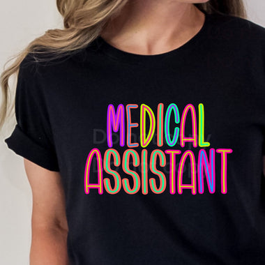 Bright Medical Assistant DTF Transfer