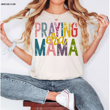 Praying Mama Era Screen Print Transfer P96