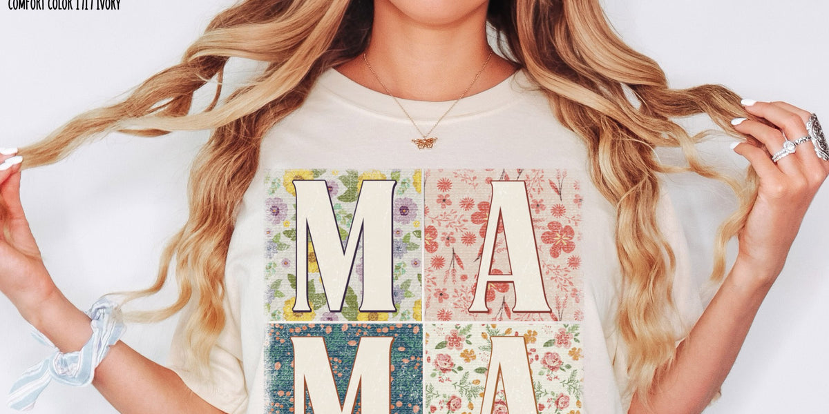Mama Boho Pattern Screen Print Transfer W43 – Wills Creek Designs