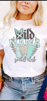 Mild Mama Social Club Blue DTF Transfer