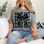 Game Day Bow Screen Print Transfer S47