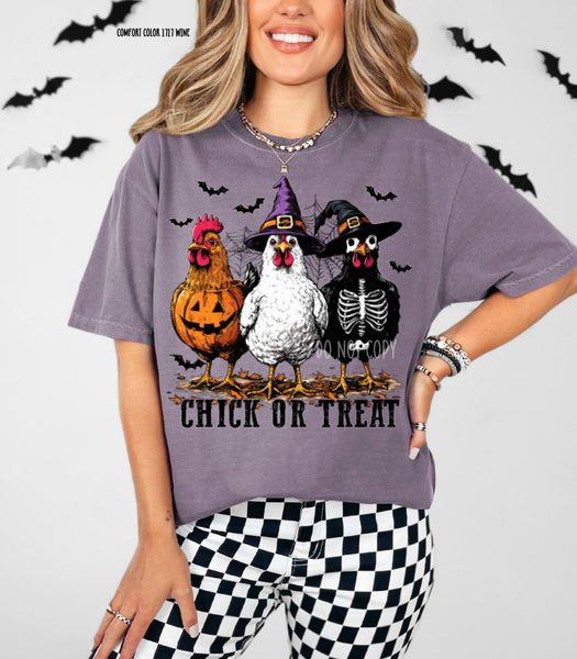 Chick or Treat Screen Print Transfer P88 – Wills Creek Designs