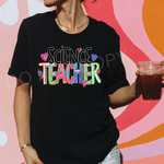 Cheery Words SCIENCE Teacher DTF Transfer