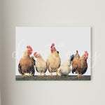 Chicken Canvas Print Framed or Unframed
