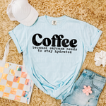 Coffee Because Sarcasm DTF Transfer (SBBB)