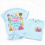 Camp More Worry Less Front/Back DTF Transfer (UAC)