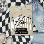 His Mercy Rewrote my Story Wholesale Tee