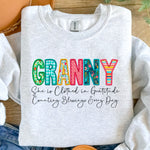 Granny Clothed in Gratitude DTF Transfer