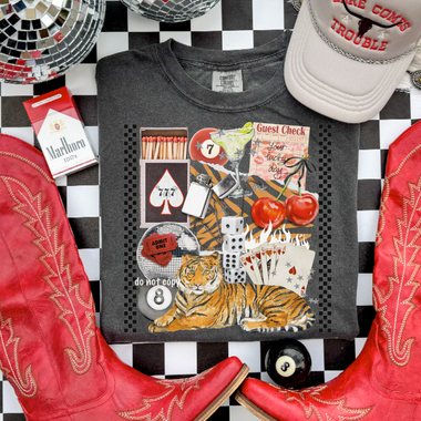 Your Lucky Day Collage Wholesale Tee