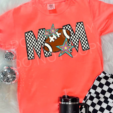 Football Checker Mom DTF Transfer
