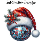 Disco Christmas Sublimation Transfer