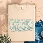 When You Go Through Deep Waters, I Will be with You DTF Transfer