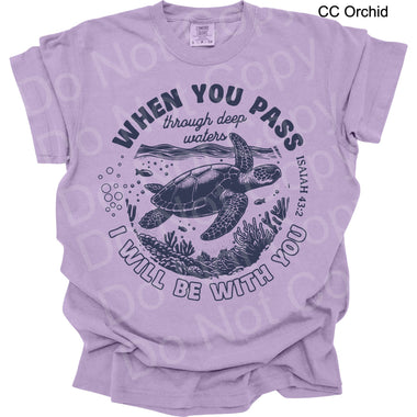 Go Through Deep Waters Single Color Screen V143