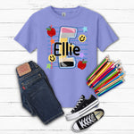Back to School Alphabet DTF Transfer (leave name in the note) (SC)