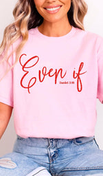 Even If in Red Ink DTF Transfer