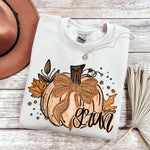 Gran Fall Glitter Pumpkin DTF Transfer (SDD)