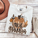 Great Grandma Fall Glitter Pumpkin DTF Transfer (SDD)