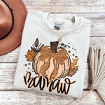Mamaw Fall Glitter Pumpkin DTF Transfer (SDD)