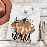 Nana Fall Glitter Pumpkin DTF Transfer (SDD)
