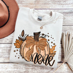 Nene Fall Glitter Pumpkin DTF Transfer (SDD)