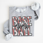 Baseball Mimi Faux Embroidery DTF Transfer