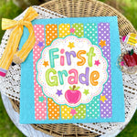 Striped Polka Dot Grade Level DTF Transfer (UAC)
