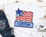 Custom Listing Flag DTF Transfer (leave name in the note) (Copy)