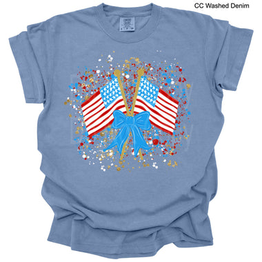 Flag Splatter DTF Transfer (CC)