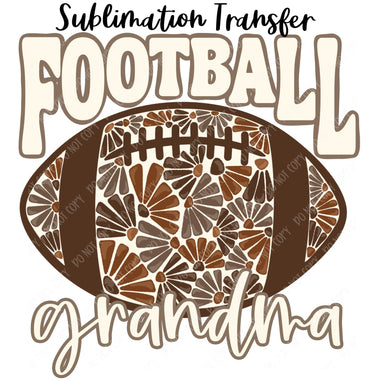 Football Grandma Sublimation Transfer