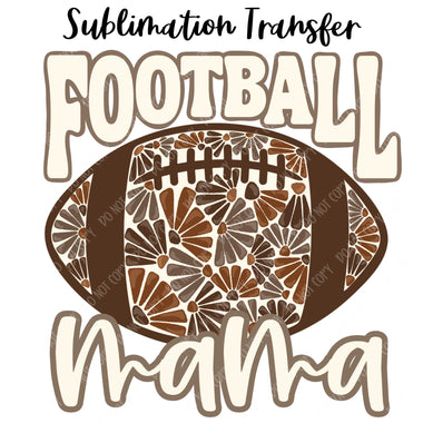 Football Mama Sublimation Transfer