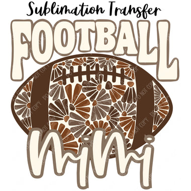 Football Mimi Sublimation Transfer