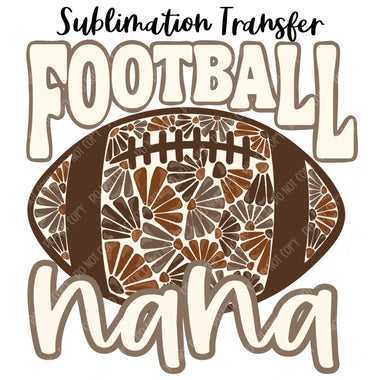 Football Nana Sublimation Transfer