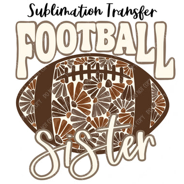 Football Sister Sublimation Transfer