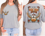 Country Music Front & Back Screen Print High Heat Transfer J5