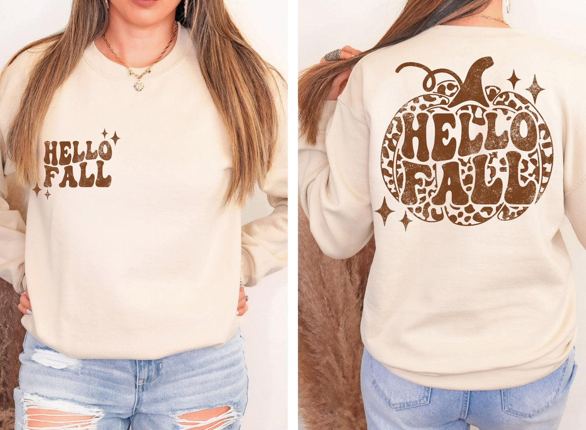 Hello Fall Screen Print Transfer DD – Wills Creek Designs