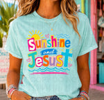 Sunshine and Jesus DTF Transfer (UAC)