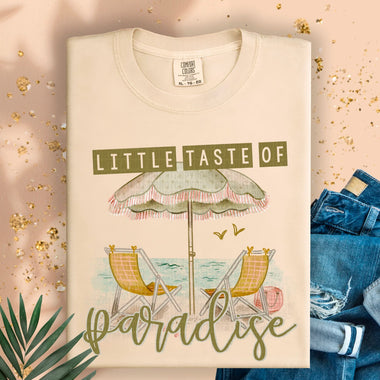 A Little Taste of Paradise DTF Transfer