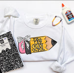 Preschool Girl Pencil DTF Transfer (SDD)
