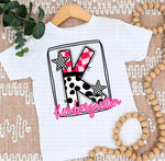 Kindergarten in Pink/Black DTF Transfer (ECH)