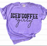 Starting Ship Date "1/21/2025” Iced Coffee Girly Single Color Screen