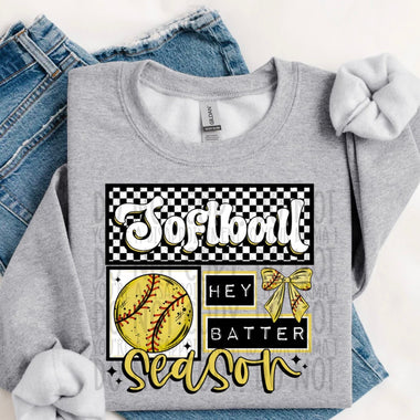 Softball Season DTF Transfer (SWD)