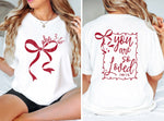 John 3:16 Red Ribbon Front Single Color Screen B9