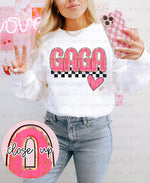 Gaga in Pink DTF Transfer